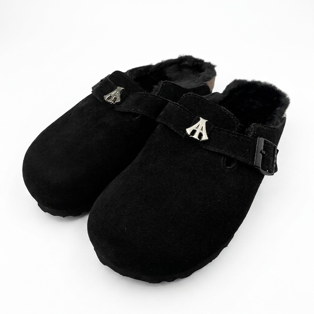 Signature Fur Clogs
