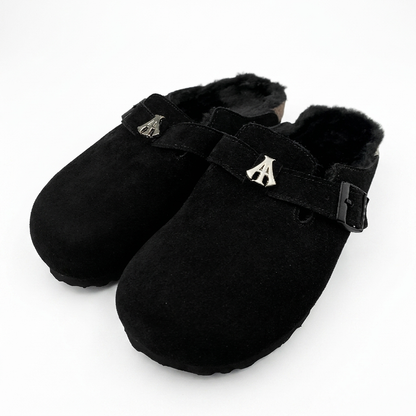 Signature Fur Clogs
