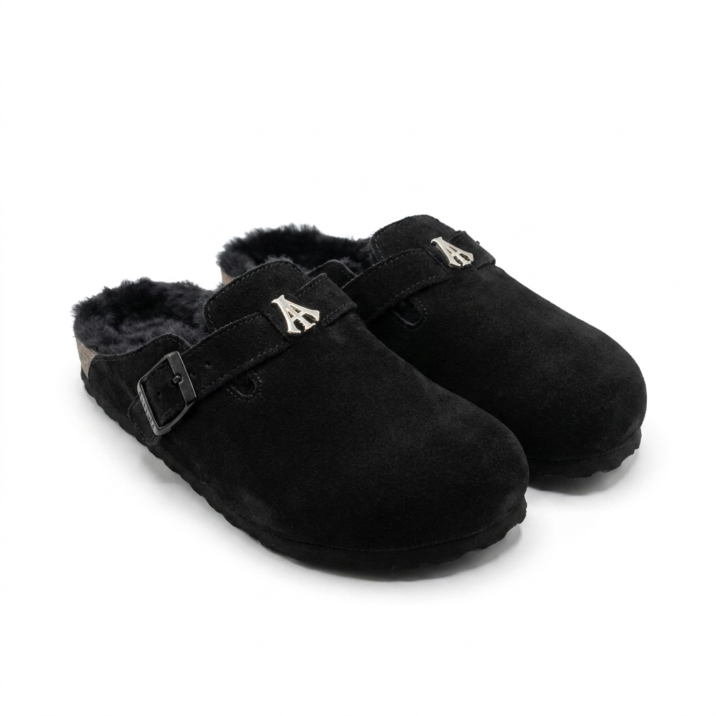 Signature Fur Clogs